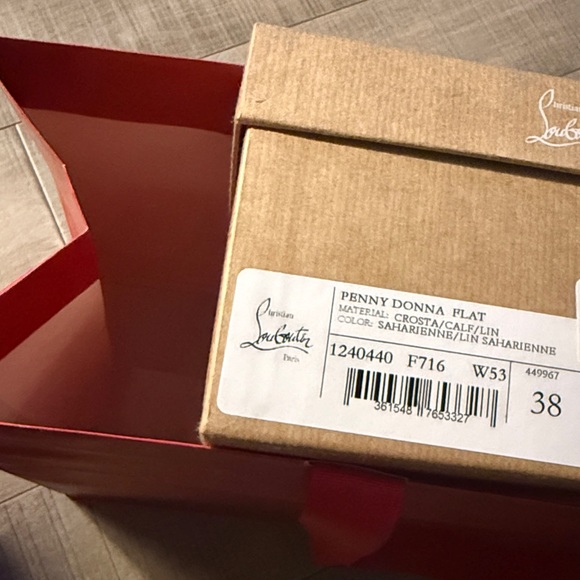 Christian Louboutin Penny Donna Leather Suede Loafers - Picture 7 of 7